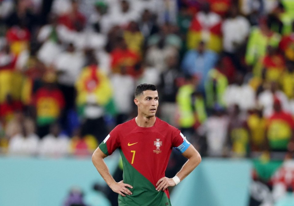 Cristiano Ronaldo is appearing at his fifth World Cup