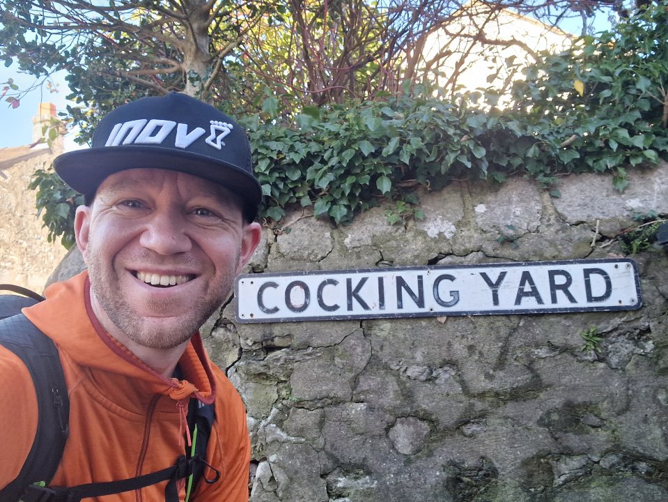 'Cocking Yard' made a cameo in his long and winding trek