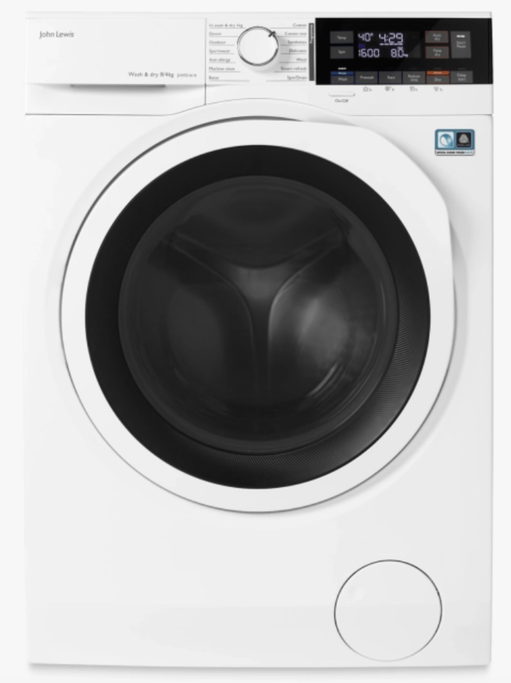 John Lewis is selling a washer dryer for £719 with a £130 saving