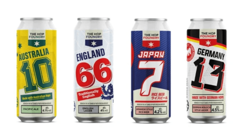 Aldi has launched limited-edition World Cup beers for just £1.69