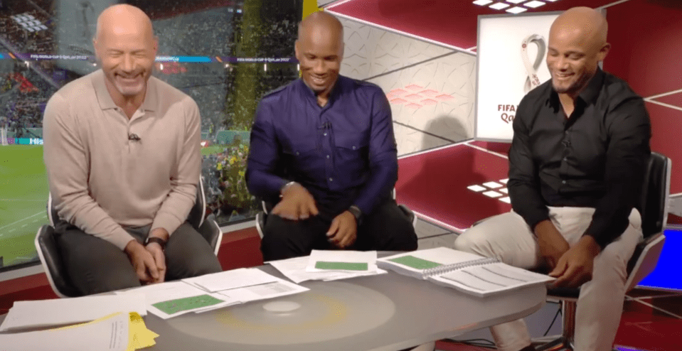 Kompany's dig at Ronaldo left Shearer and Drogba in stitches