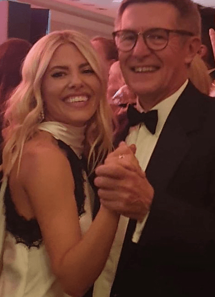 Mollie dancing with her dad