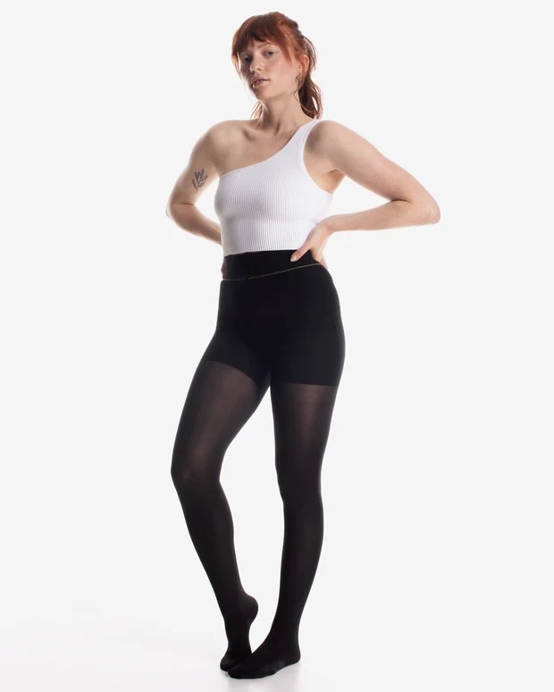 Sheertex Shaping Luxury Semi-Sheer Rip-Resist Tights are a more premium option