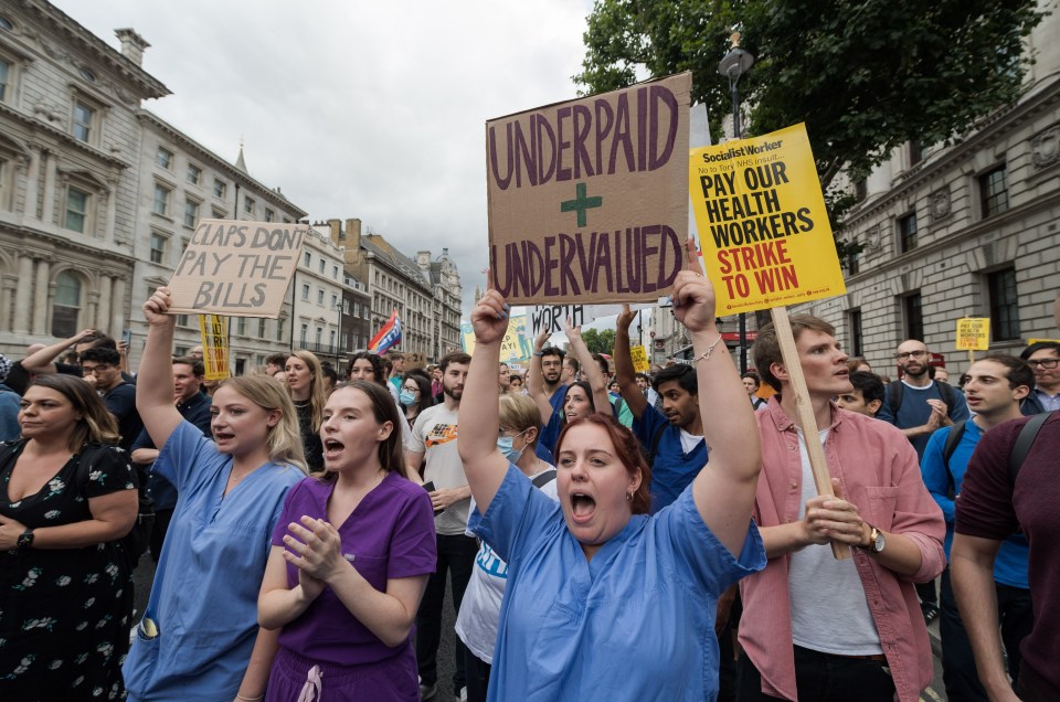 The strike is taking place after MPs turned down the RCN’s offer of formal negotiations