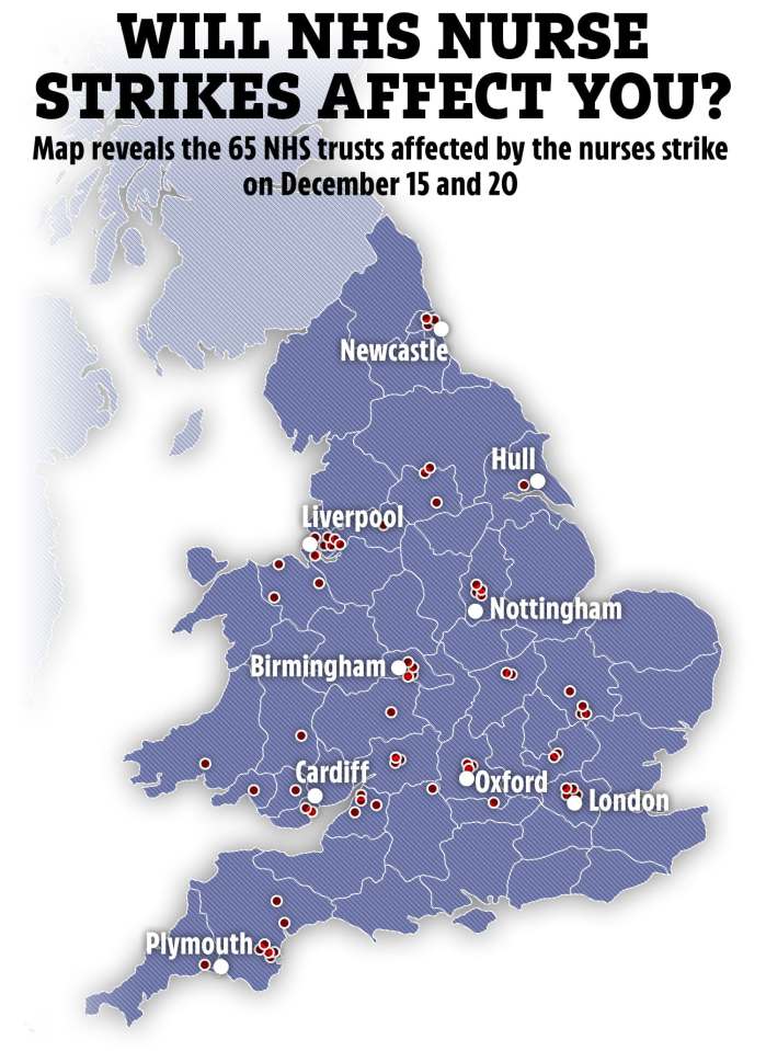 There will be 65 affected in the first round, including 45 hospital trusts and 20 community, ambulance and admin organisations