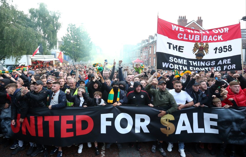 Manchester United fans have been protesting against the Glazers for years