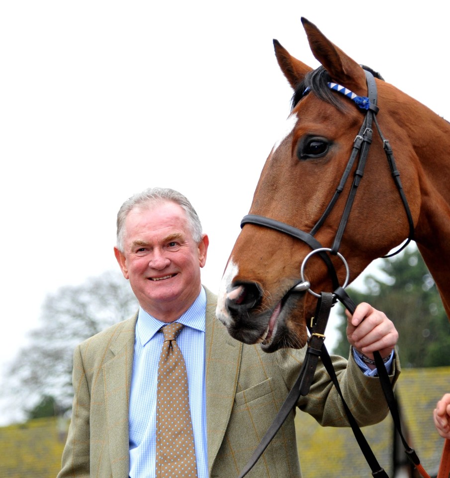 Walters with Oscar Whisky, the best horse he has owned