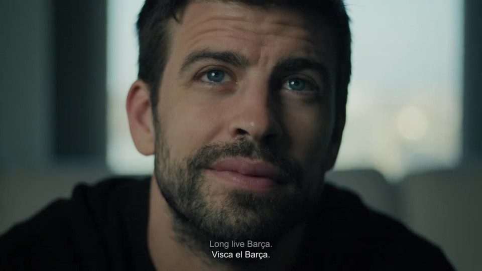 Pique concluded the video with by reaffirming his love for Barcelona