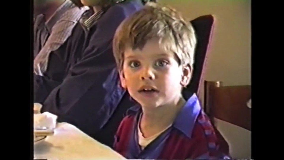 Pique showed off some old footage of him as a youngster in the academy