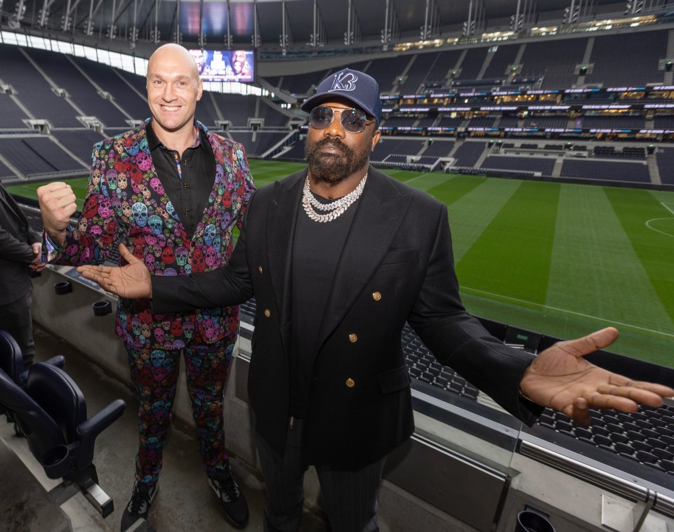 Tyson Fury and Derek Chisora ahead of their trilogy fight