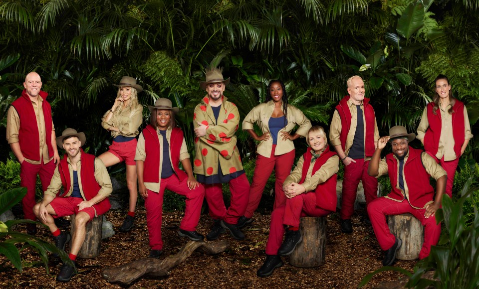 The first ten celebs to join the jungle were revealed on Monday