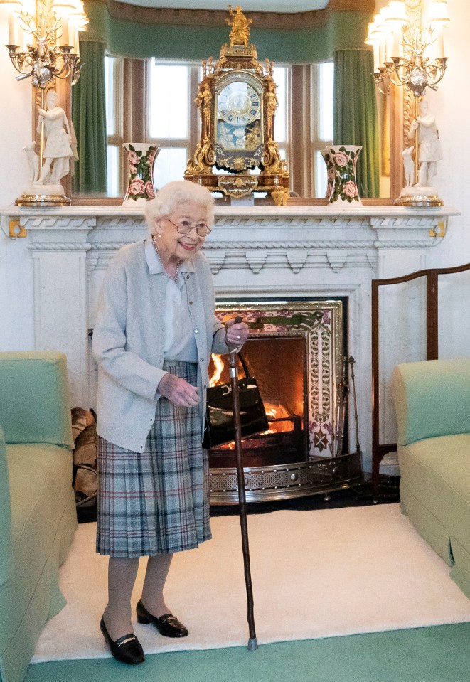 The Queen pictured ahead of her final audience as monarch before she passed away