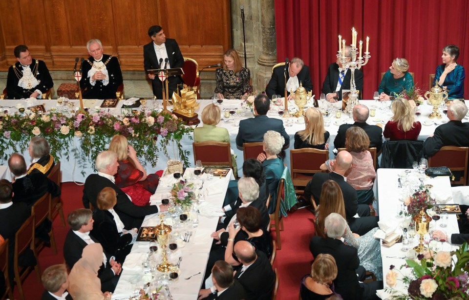 The PM spoke at Guildhall in London tonight