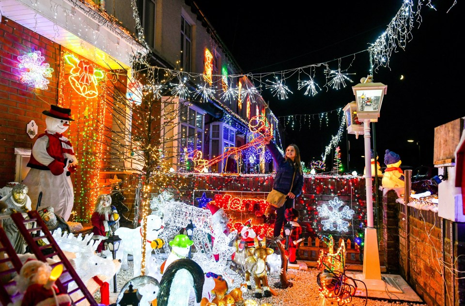 Britain's most festive street has carried on its Christmas lights tradition