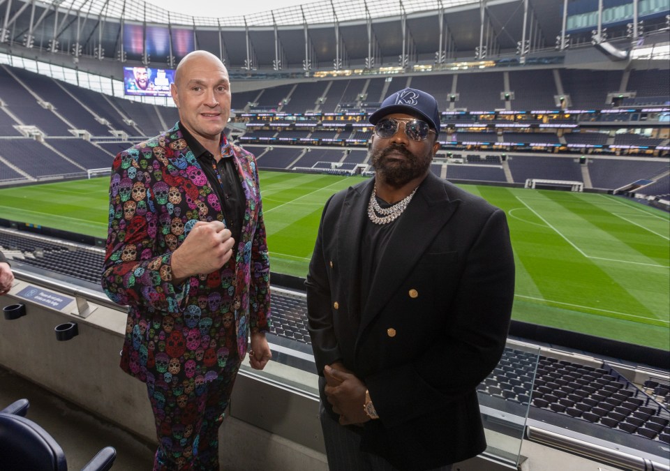 Tyson Fury and Derek Chisora ahead of their trilogy fight