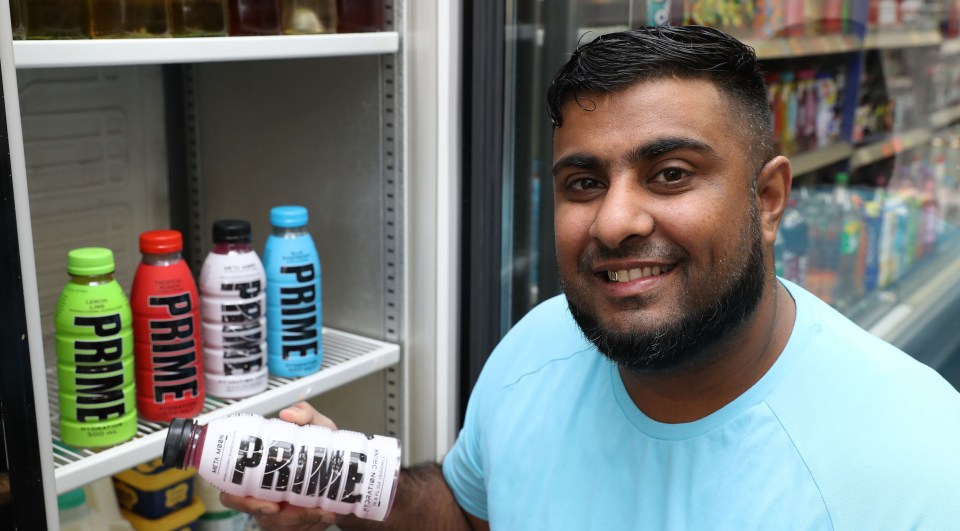 An off licence has become famous after selling the drink Prime for £20 a bottle