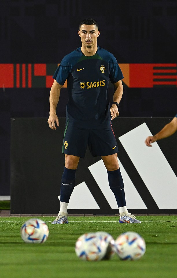 Ronaldo has returned to training with the rest of the Portugal squad