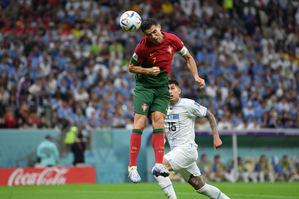 It had seemed as though Ronaldo had gotten the smallest of touches on the ball