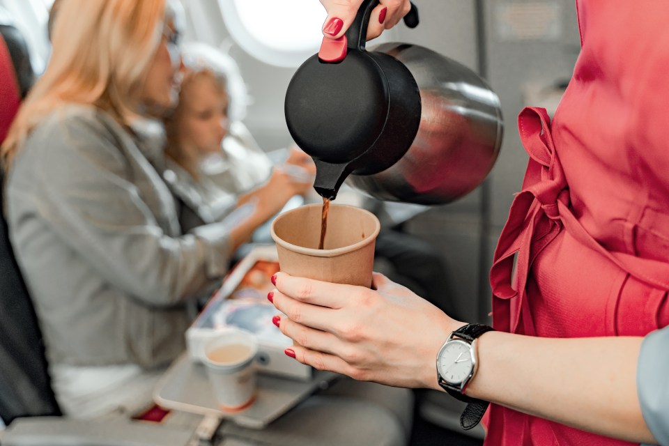 Some people are scared of drinking the hot water served on board planes