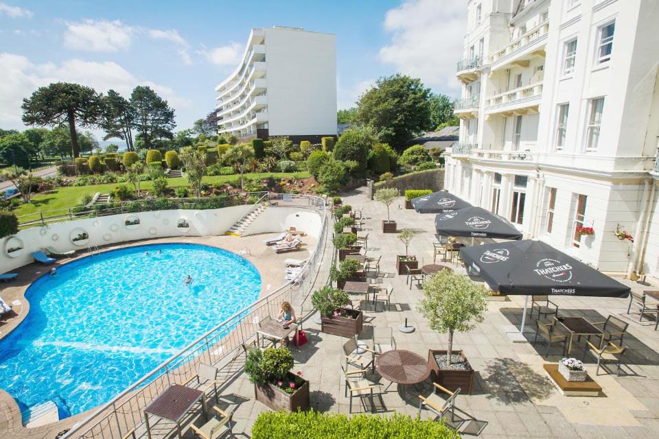 The Grand Hotel has an indoor and outdoor pool