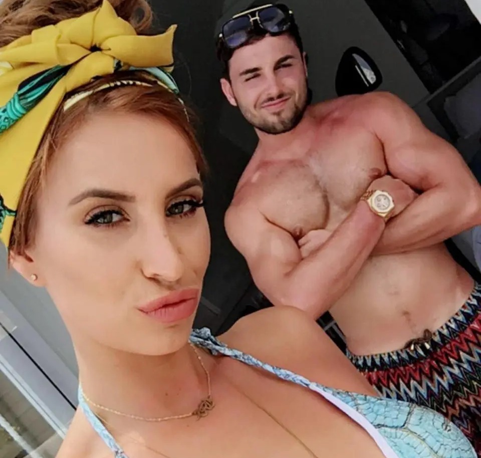 Ferne McCann and her then-boyfriend Arthur Collins in 2017