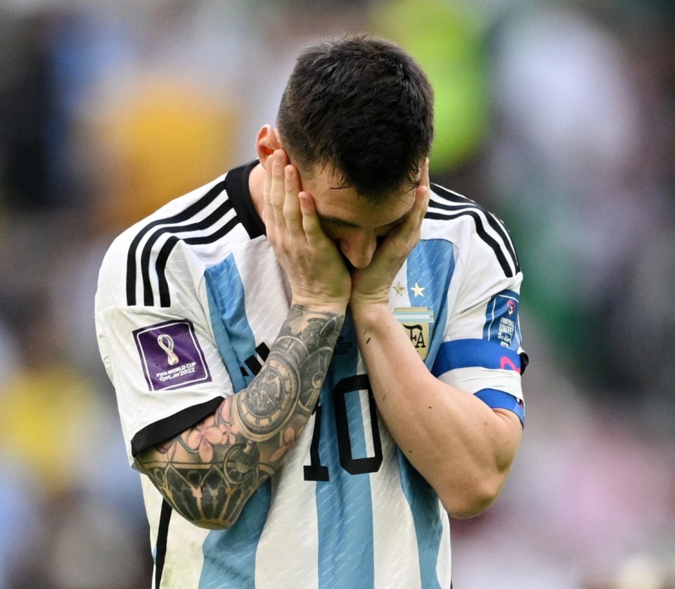 Lionel Messi and Argentina were stunned by Saudi Arabia