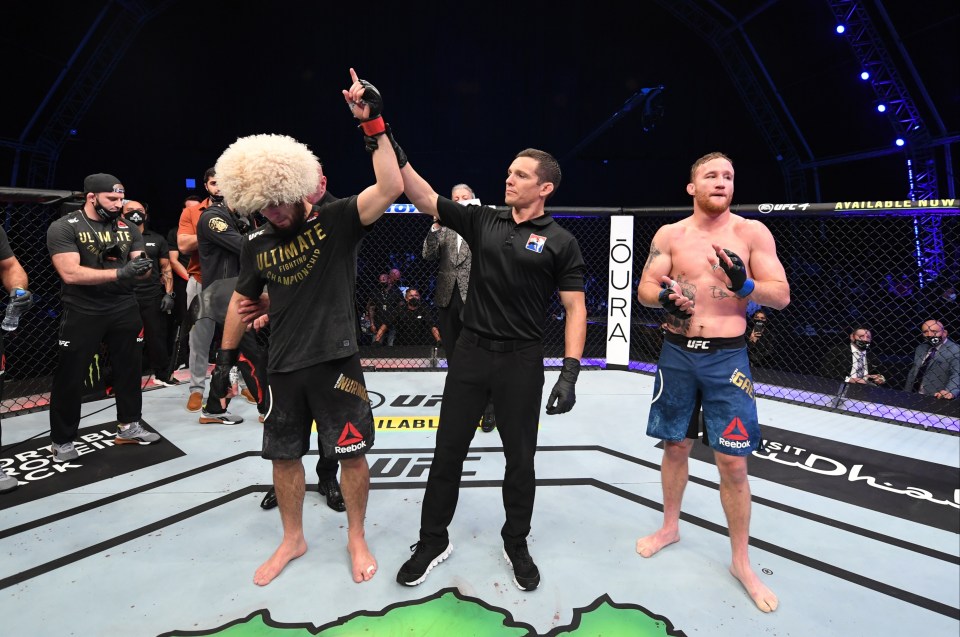 Khabib Nurmagomedov retired from mixed martial arts in October 2020