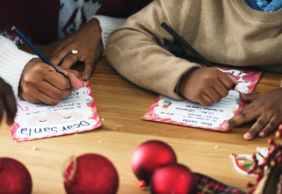 Children should write their letters to Father Christmas now to make sure he can reply in time