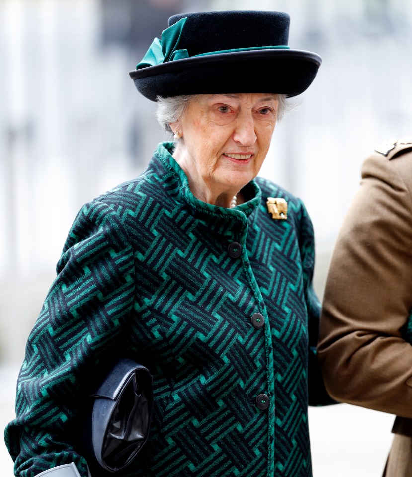 The trusted Lady was bestowed with a Dame Grand Cross of the Royal Victorian Order