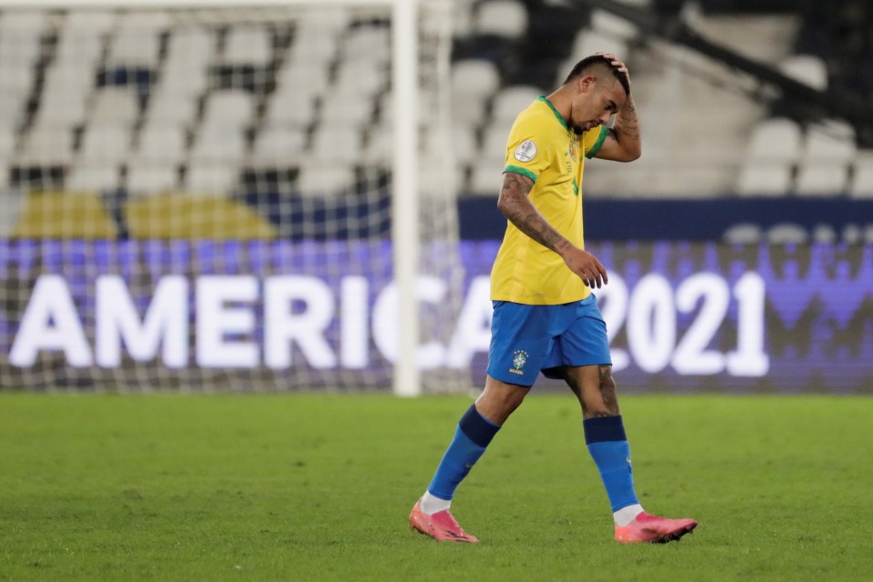 Gabriel Jesus' form for Brazil was questioned