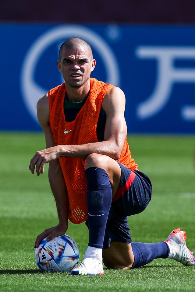 The near 50-year-old Pepe is set to start for Portugal against Uruguay