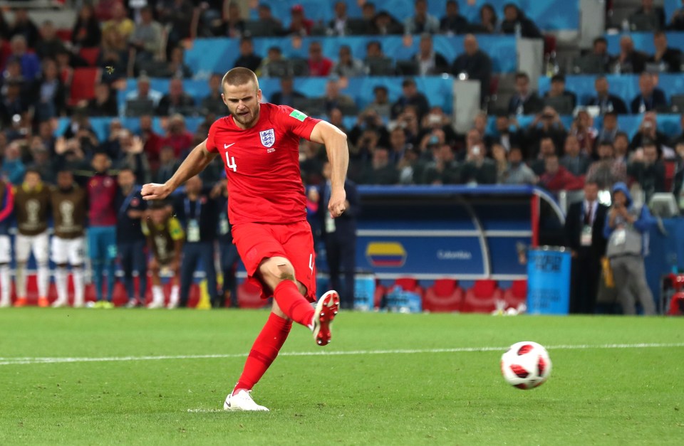 Eric Dier scored the winning spot kick against Colombia four years ago