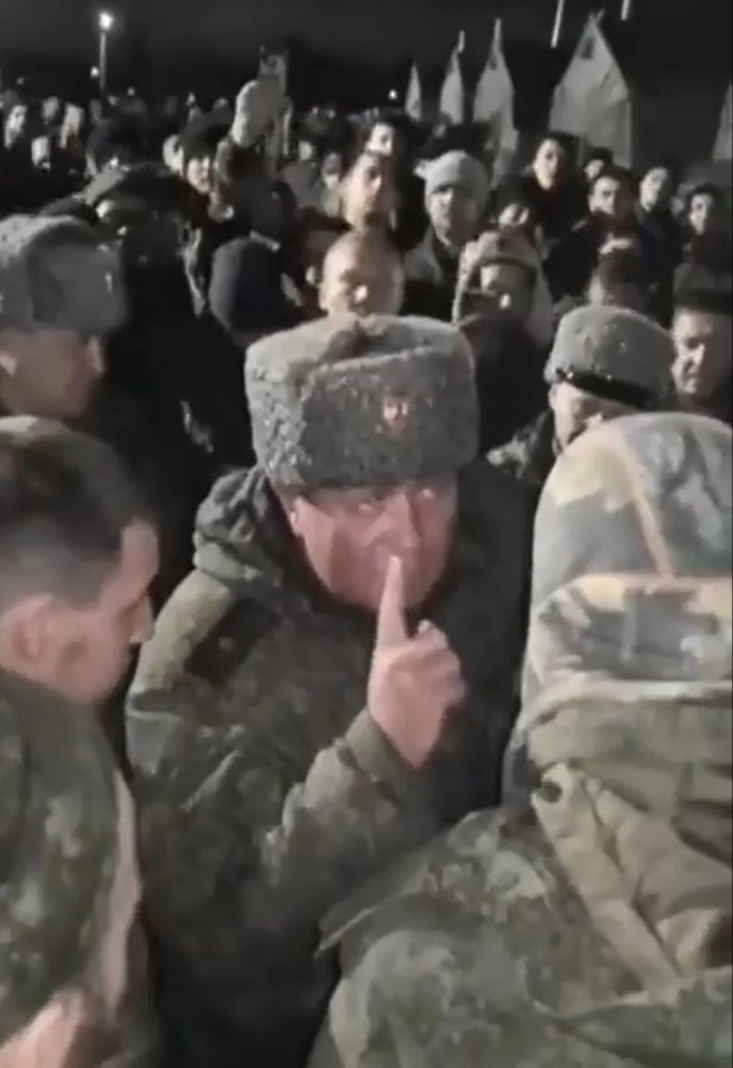 Major-General Kirill Kulakov was humiliated in footage of a revolt at a training base