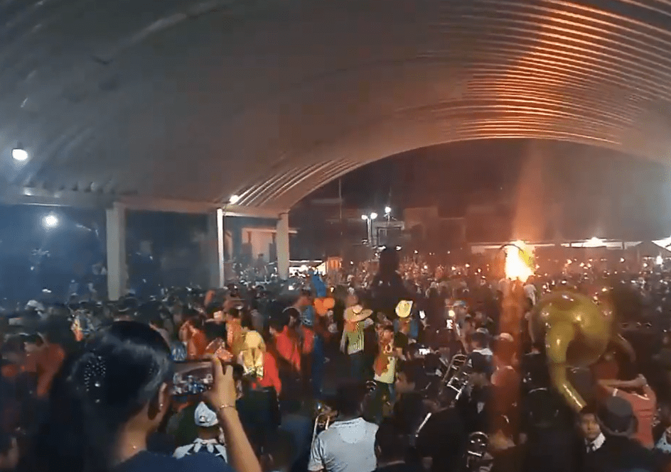 Crowds gathered for the Day of the Dead celebrations in Mexico