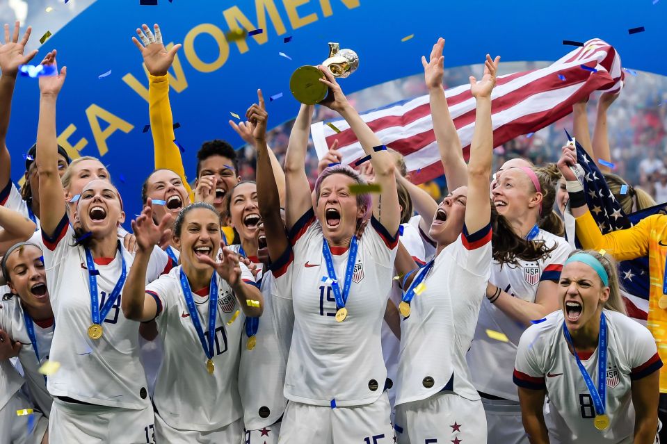 The USA women's team have triumphed in four World Cup tournament's including the 2019 contest