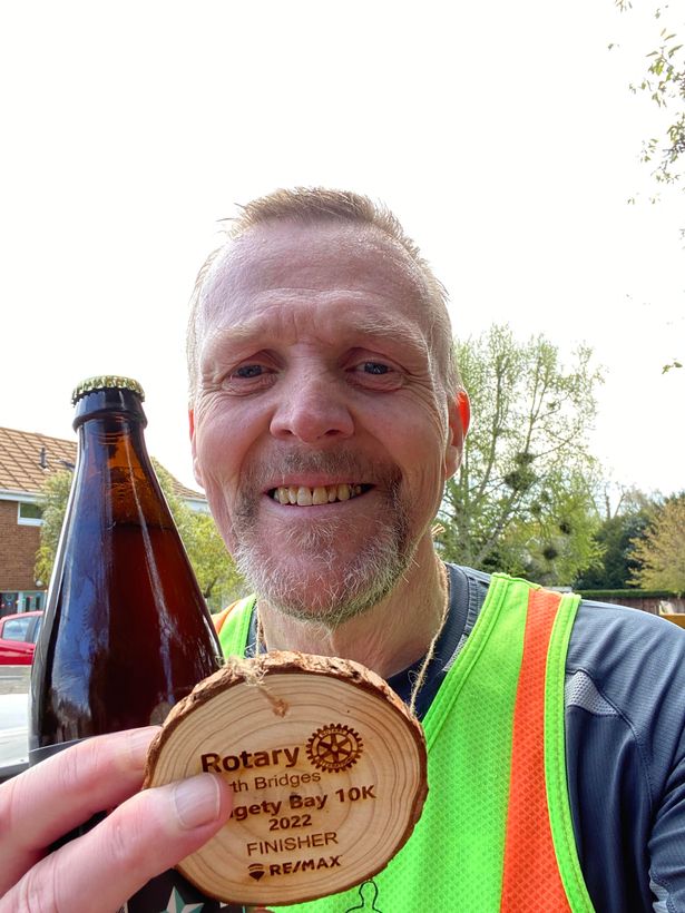 Graeme went on to raise over £2,000 for cancer charity Lymphoma Action by running a 10km race just four months after his recovery