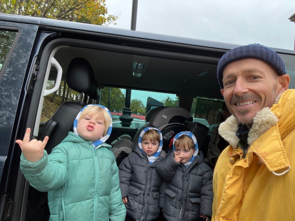 The host, pictured with his kids, reveals 'I’m a family man and I need to put a roof over our heads and food on the table'