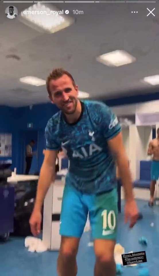 England skipper Harry Kane does an awkward dance