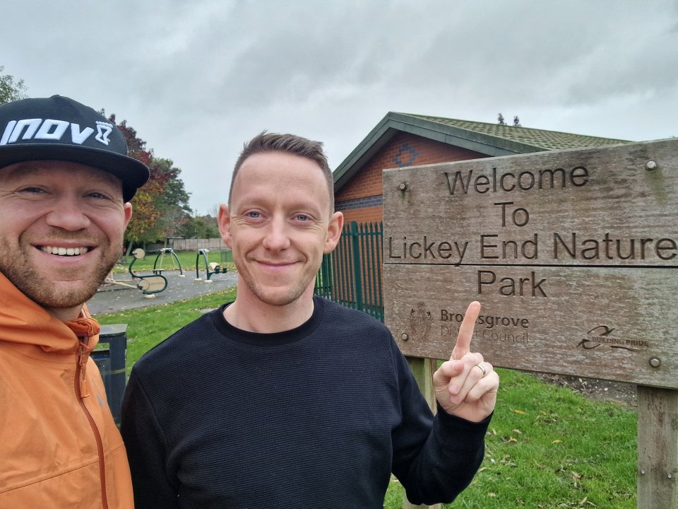 James met brother Tom Clarke-Forrest in Lickey End