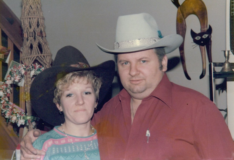 Gacy with his ex-wife Carole Hoff at their Illinois home where he hid his victims