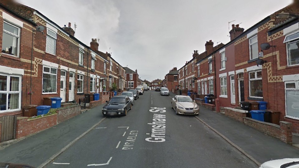 Police were called to the scene in Stockport on Wednesday afternoon