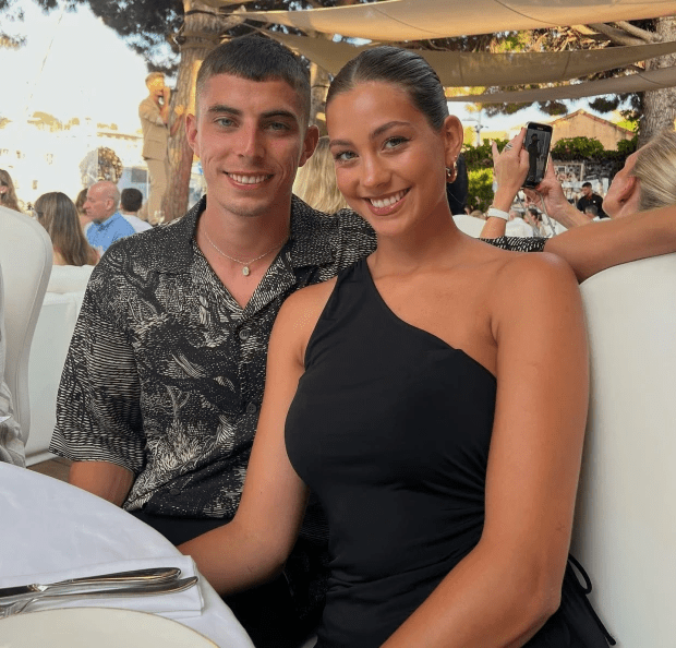 Kai Havertz and Sophia Weber are high-school sweethearts