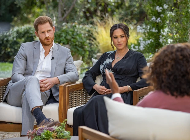 Meghan claimed a senior member of the Firm had questioned what colour skin her first child may have in her interview with Oprah