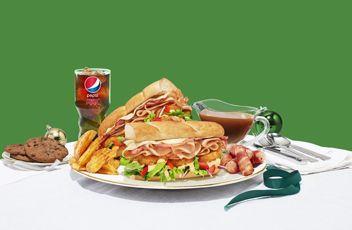 Subway is launching it Christmas menu featuring two new items