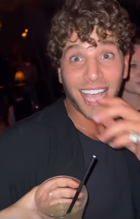 Guests at the party included Love Island's Eyal Booker