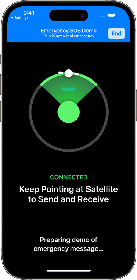 Apple already has its own version of satellite SOS