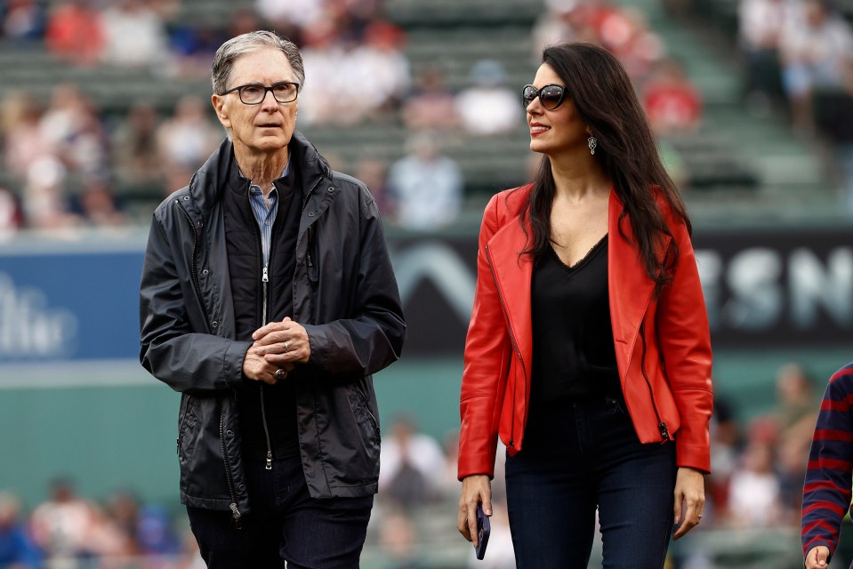 Henry, pictured alongside wife Linda Pizzuti, also owns American baseball giants the Boston Red Sox