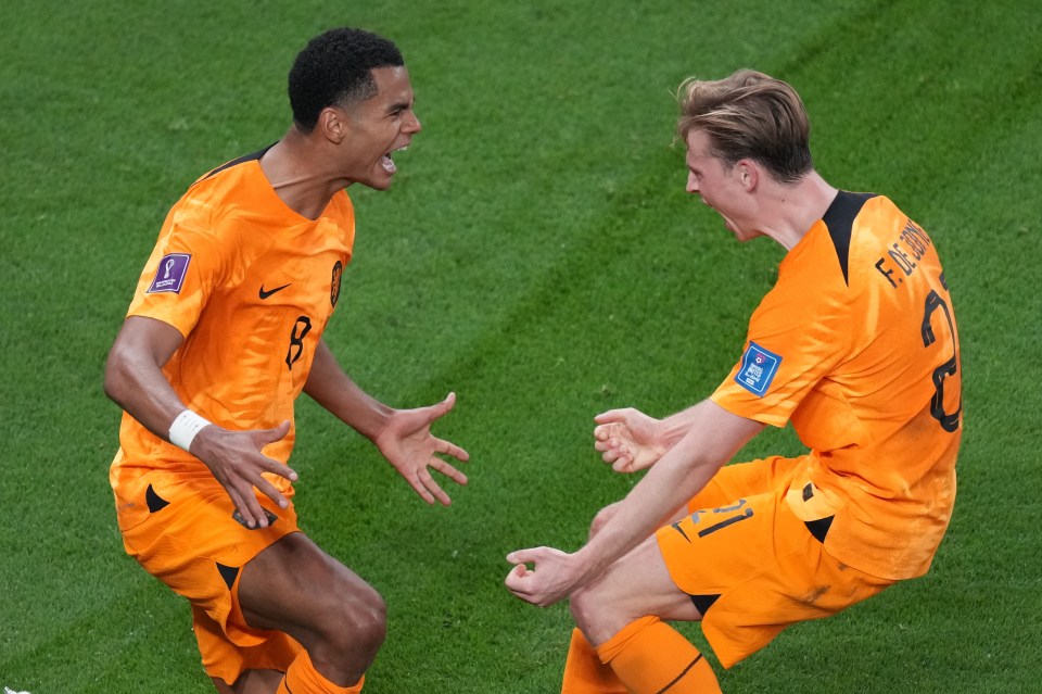 Man Utd fans gushed over Cody Gakpo and Frenkie de Jong's link-up vs Senegal