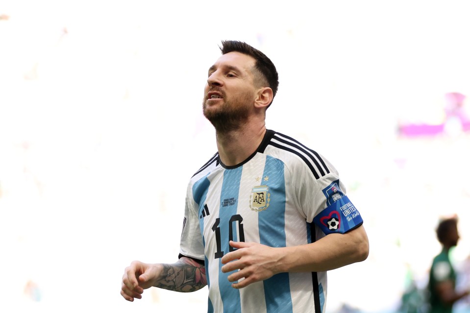 Lionel Messi has become the first Argentine to play in five World Cups