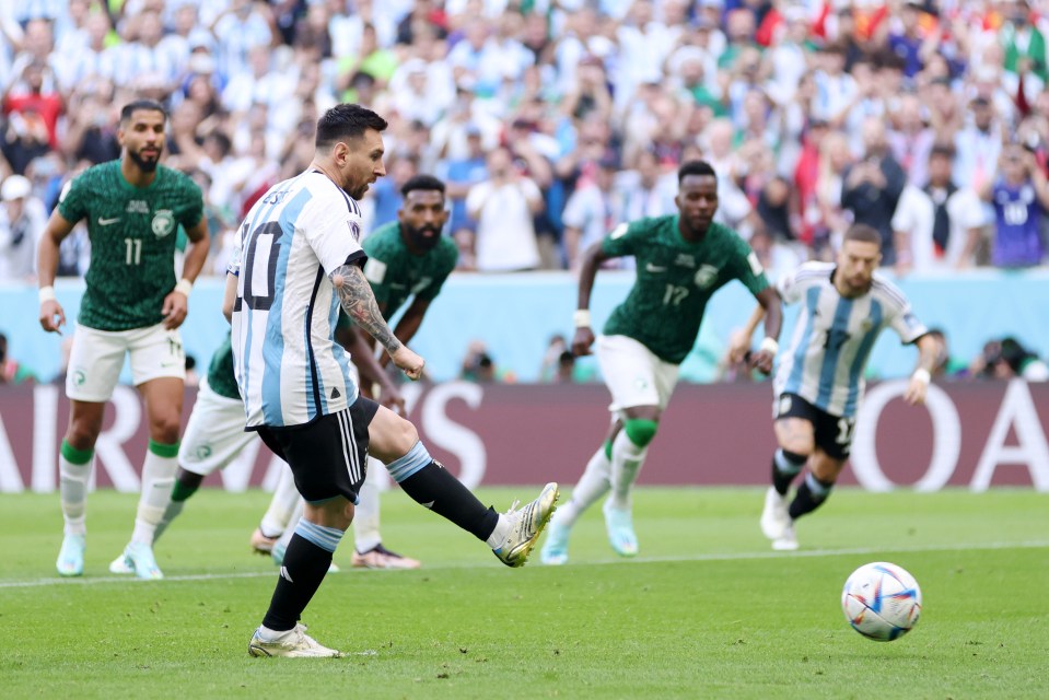 Lionel Messi had put Argentina in front with a tenth-minute penalty